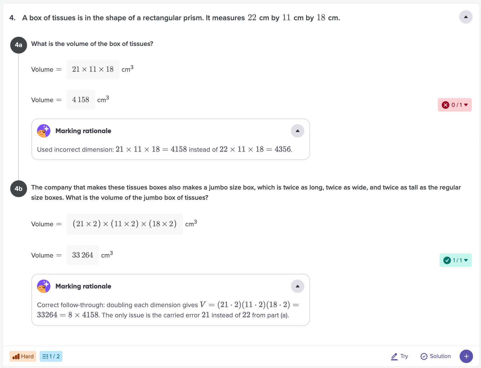 Mathspace Task Complete Sign Creating and marking assessments in Mathspace (Beta)