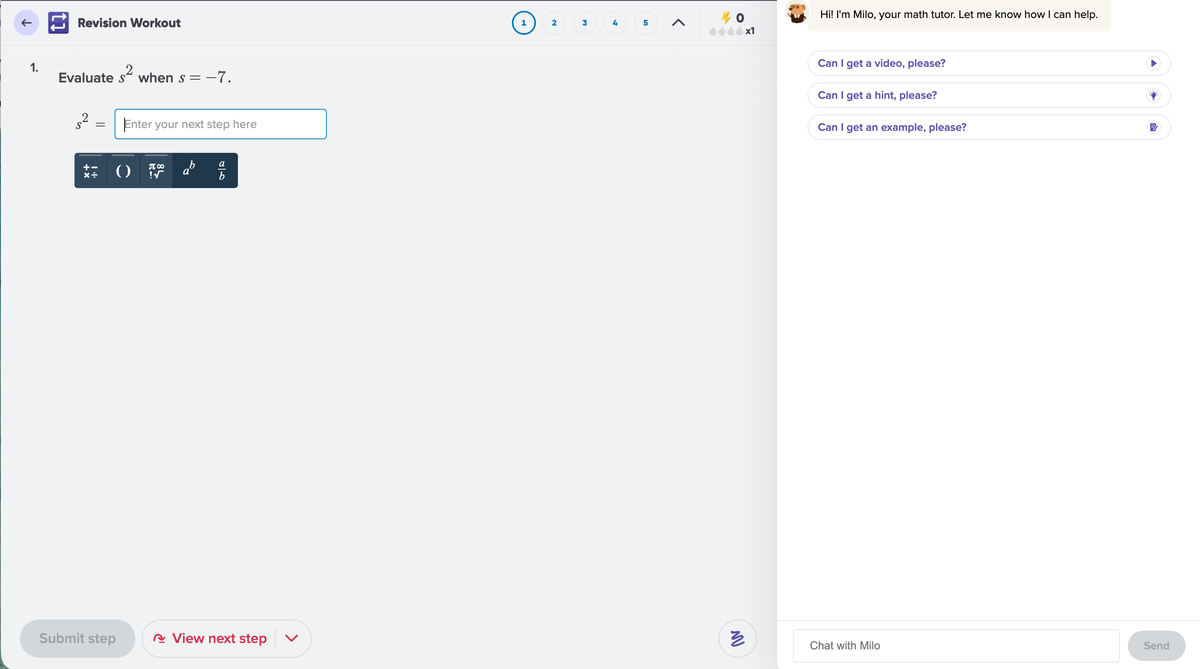Milo From Mathspace How revision works in Mathspace