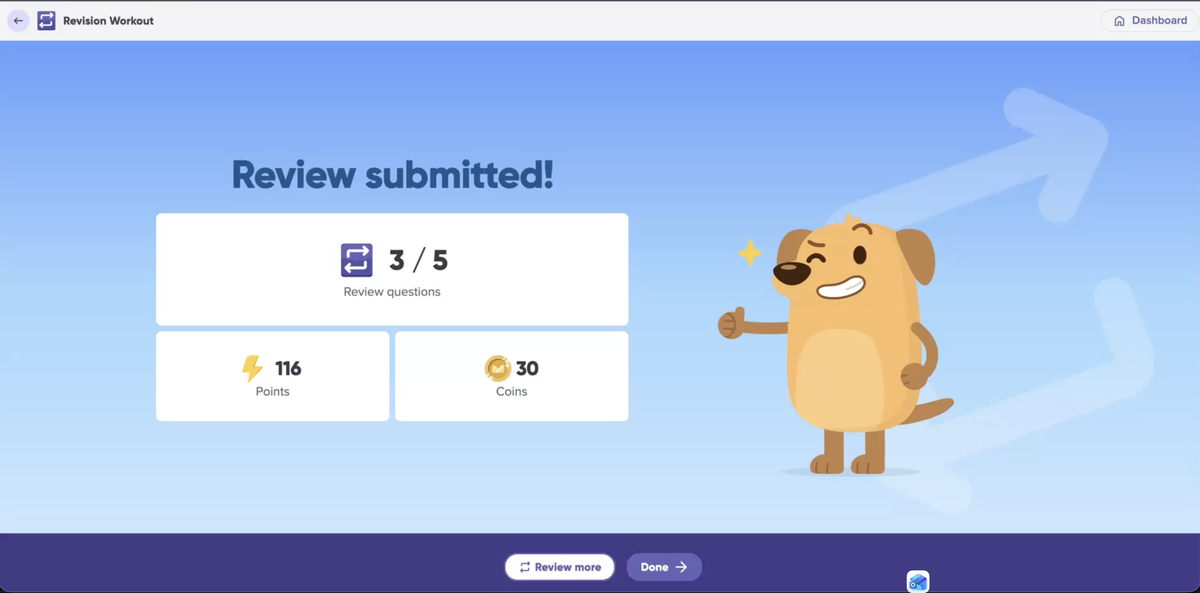 How revision works in Mathspace